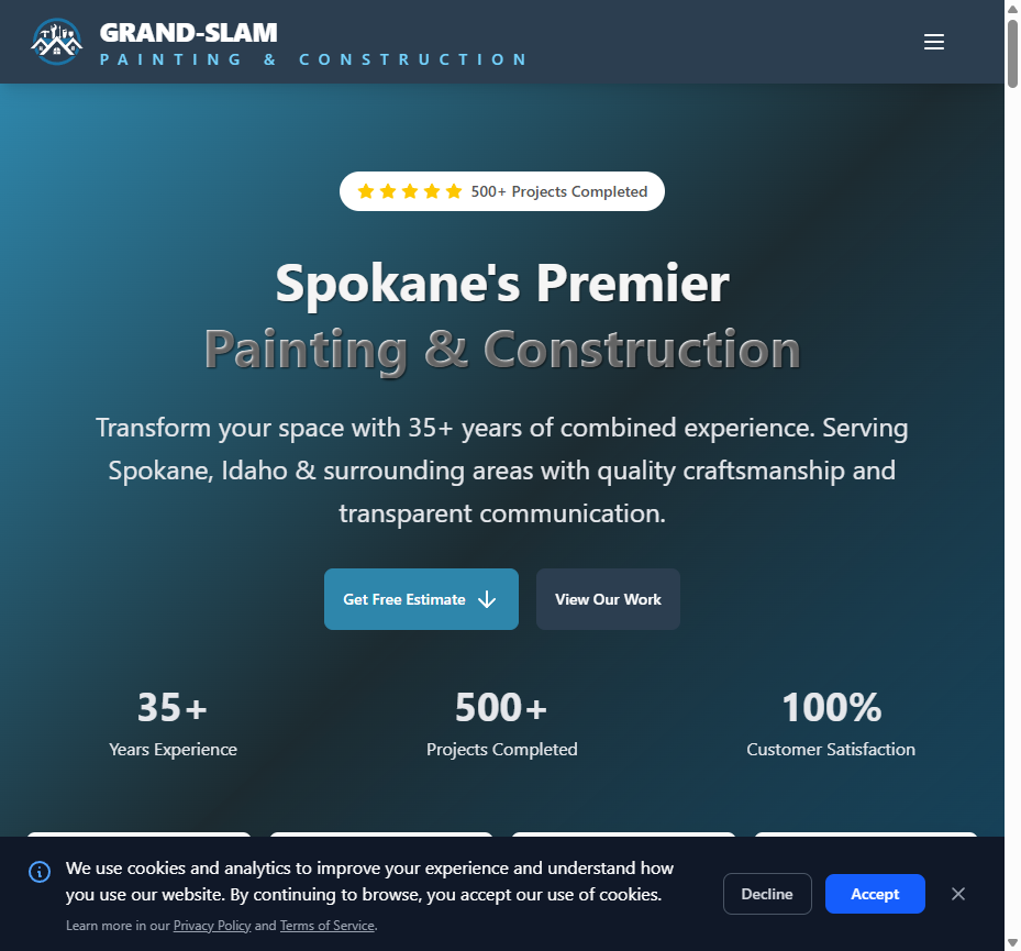 GrandSlam Spokane screenshot